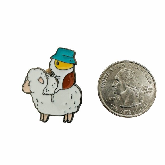 ✨Bubu the guinea pig weaver enamel pin guinea pig weaver for knitters brooch✨ - Picture 5 of 5
